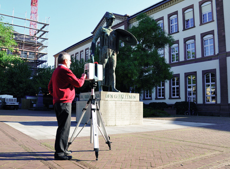 Nedo Industrial Line Kurbelstativ für Laserscanner