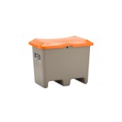 CEMO Streugutbehälter Plus3 200l mit Staplertaschen grau orange