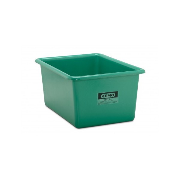 CEMO Rechteckbehälter GFK 550 Standard grün