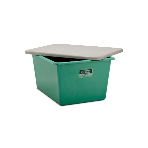 CEMO Rechteckbehälter GFK 1100 Standard grün