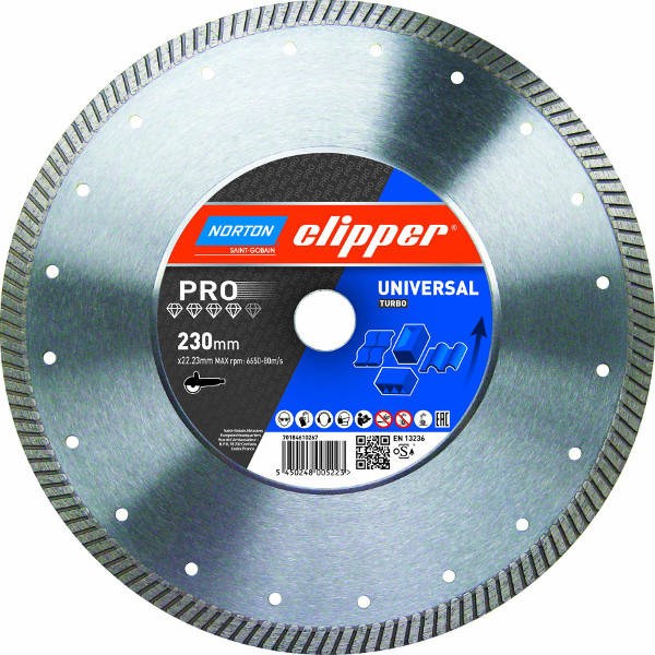 Norton Clipper Pro Universal Turbo Diamanttrennscheibe
