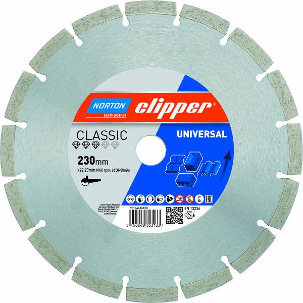 Norton Clipper Classic Universal Diamanttrennscheibe