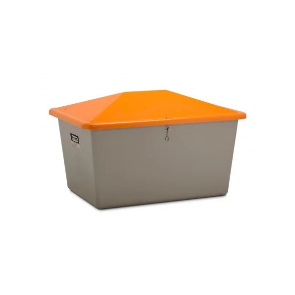 CEMO Streugutbehälter 1100l grau orange