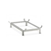 CEMO Stahlfußgestell verzinkt 400