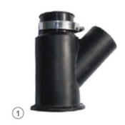 Dustcontrol Absaughaube Bohrhammer Abbruchhammer Meißelhammer 48 mm