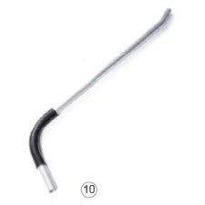 Dustcontrol Saugrohr Aluminium mit Bogenverstärkung Ø 38 mm