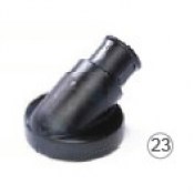 Dustcontrol Gummi-Saugbürste für 7278 Ø 38 mm