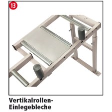 Berg und Schmid Einlegebleche pro m Rollenbahn URB 400