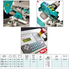 Berg und Schmid Velox 350 VA CNC Aluminium-Kreissäge 400 V