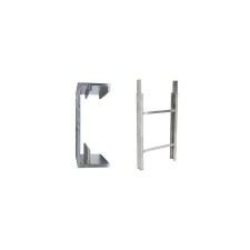 GEDA Leiterteil 200/250 kg 0,50 m mit Ringmuttern kpl.