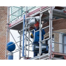 GEDA STAR 250 COMFORT Gerüstbauaufzug, 25 m Förderhöhe, 26 m Seil