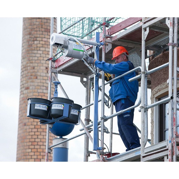 GEDA STAR 250 COMFORT Gerüstbauaufzug, 25 m Förderhöhe, 26 m Seil