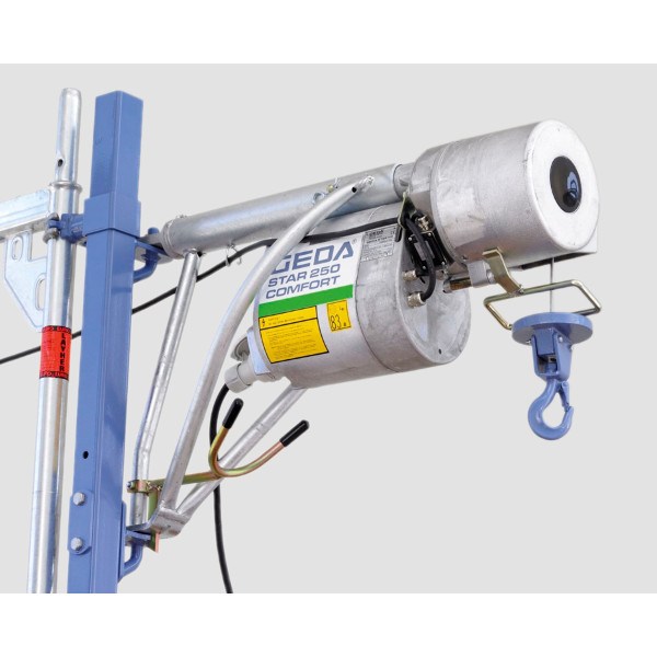 GEDA STAR 250 COMFORT Gerüstbauaufzug, 25 m Förderhöhe, 26 m Seil
