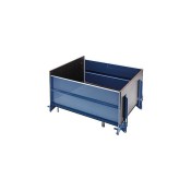 GEDA Vario-Bühne mit klappbarem Seitenschutz (Bühnenneigung einstellbar)