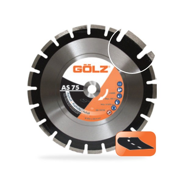 GÖLZ AS75 Asphalt Premium Diamanttrennscheibe