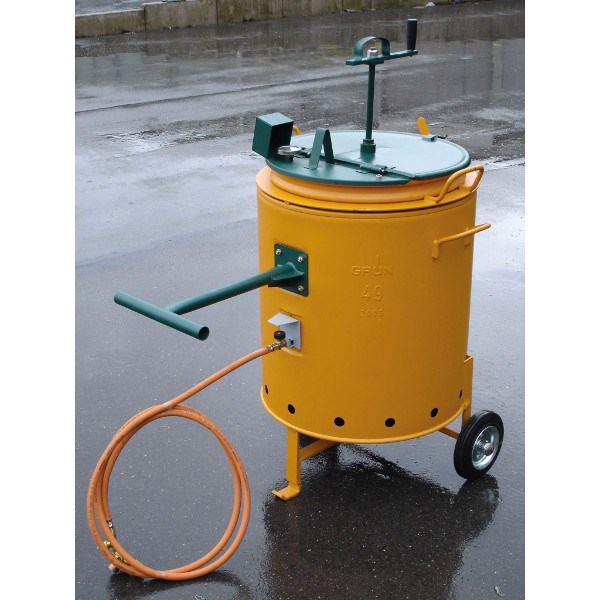 GRÜN Vergussmasse-Kocher VK 50 HR mit Handfahreinrichtung und Temperaturanzeige