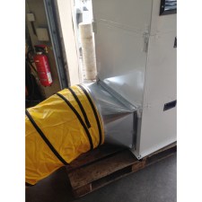 HEYLO Ausblasturm Komplettsystem für Warmluftschlauch Ø 550 mm