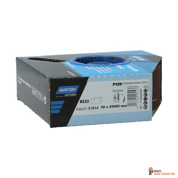 Norton - 2" X 50 Yd 120 Grit Aluminum Oxide Shop Roll | MSC Direct