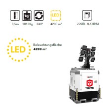 TRIME X-Box 6 x 160 W LED Diesel Flutlicht