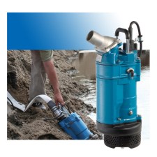 Tsurumi Pump KTZE-Linie Schmutzwasserpumpe schwierige Anwendungen mit Elektrode