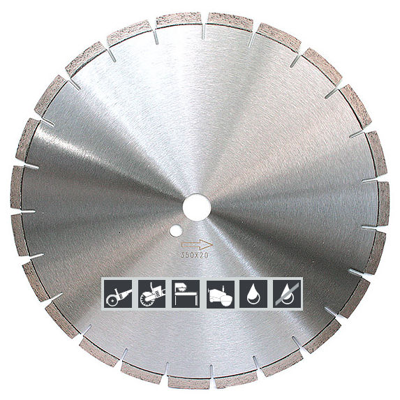 Segmenttrennscheibe für Stahlbeton Beton Durchmesser 125 mm Diamanttrennscheibe 